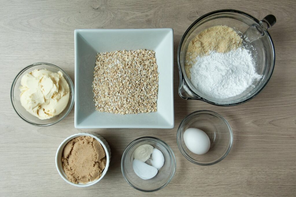 Ingredients for Gluten-Free Apple Pie Bars