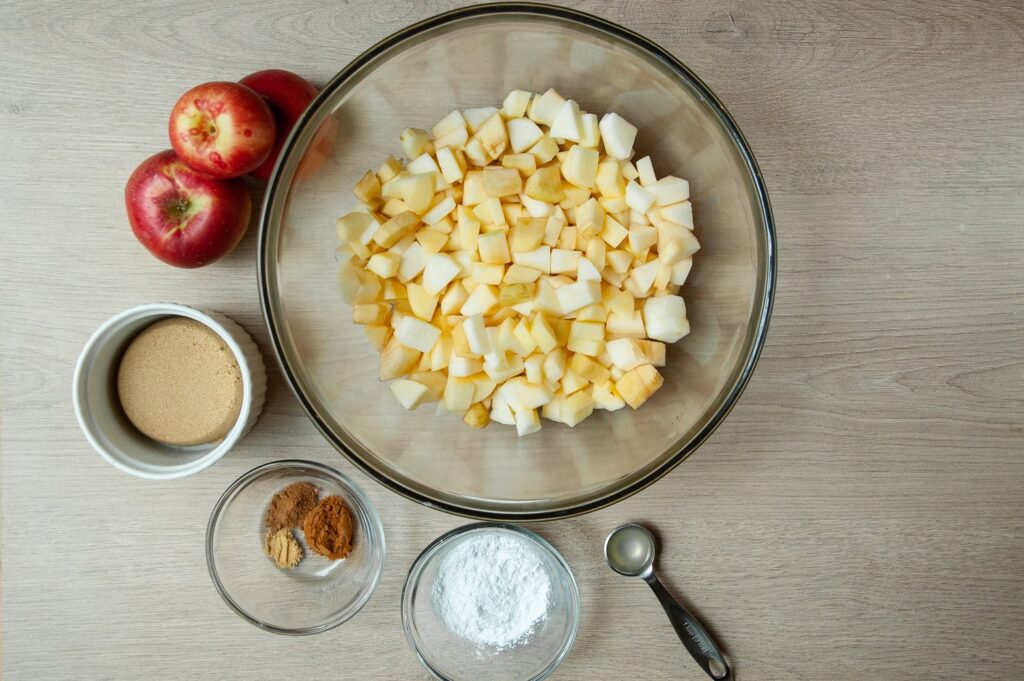 Ingredients for Gluten-Free Apple Pie Bars