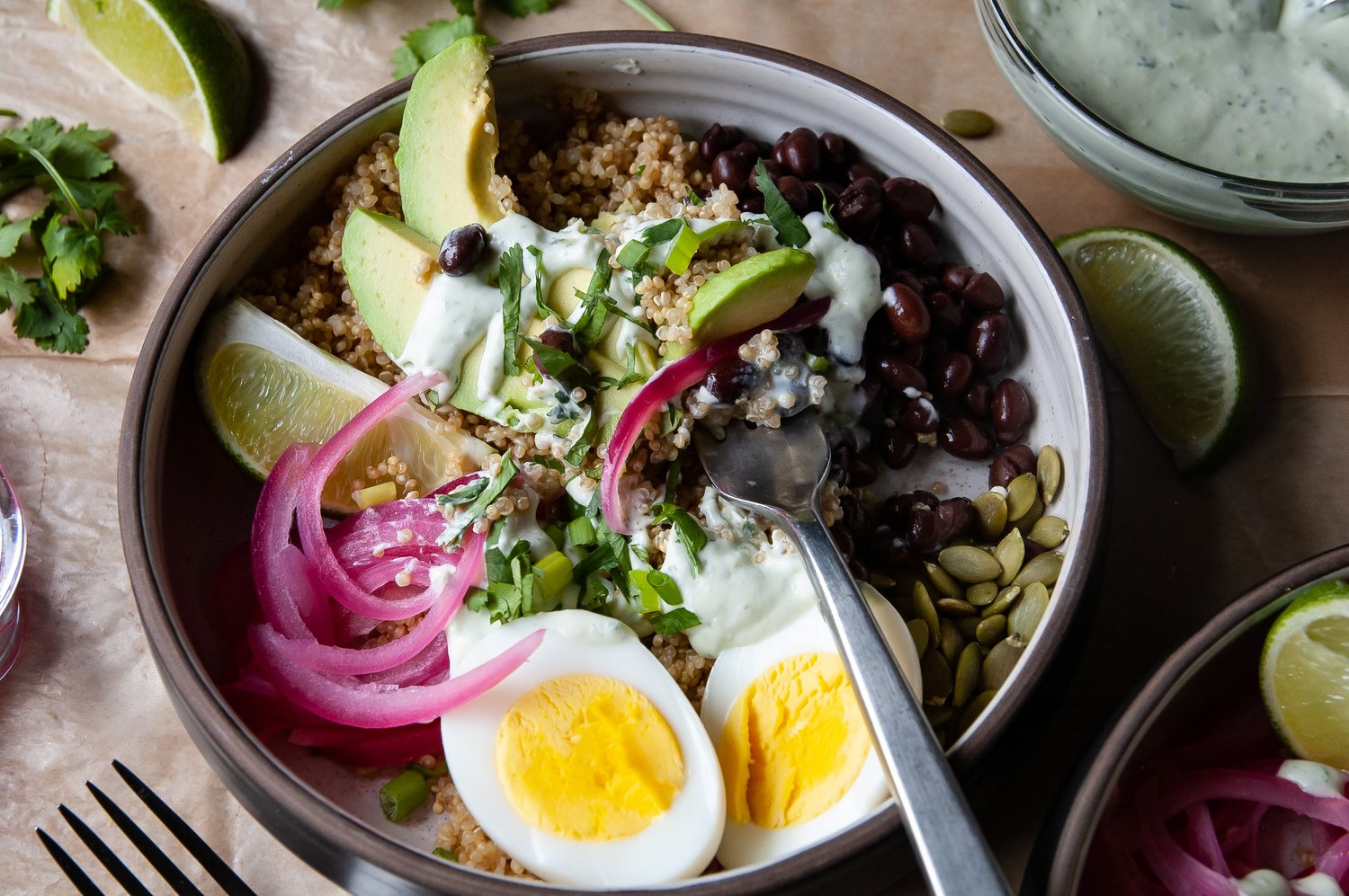 Cilantro Lime Quinoa Bowl