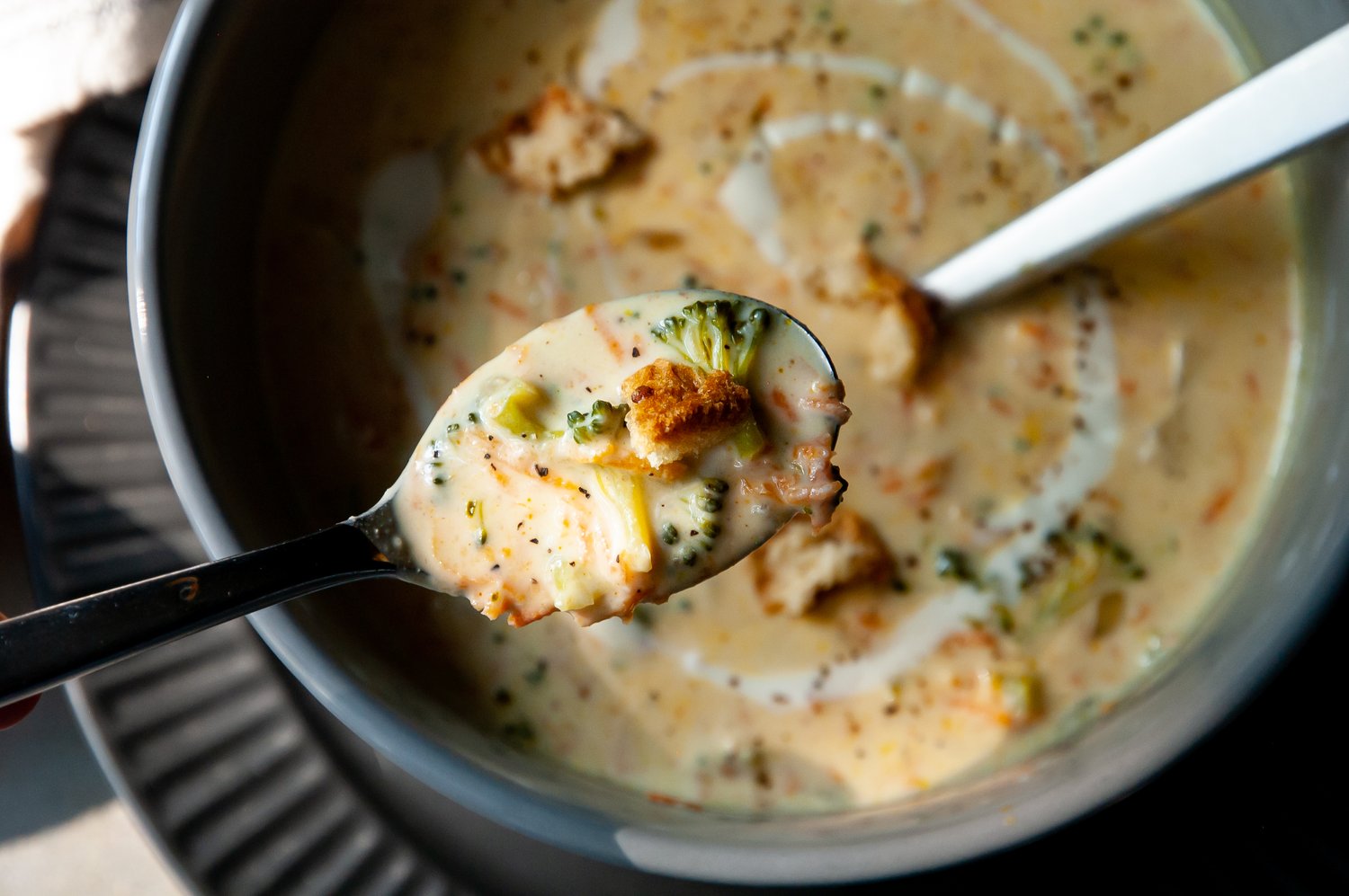 Dairy-Free Broccoli Cheddar Soup 