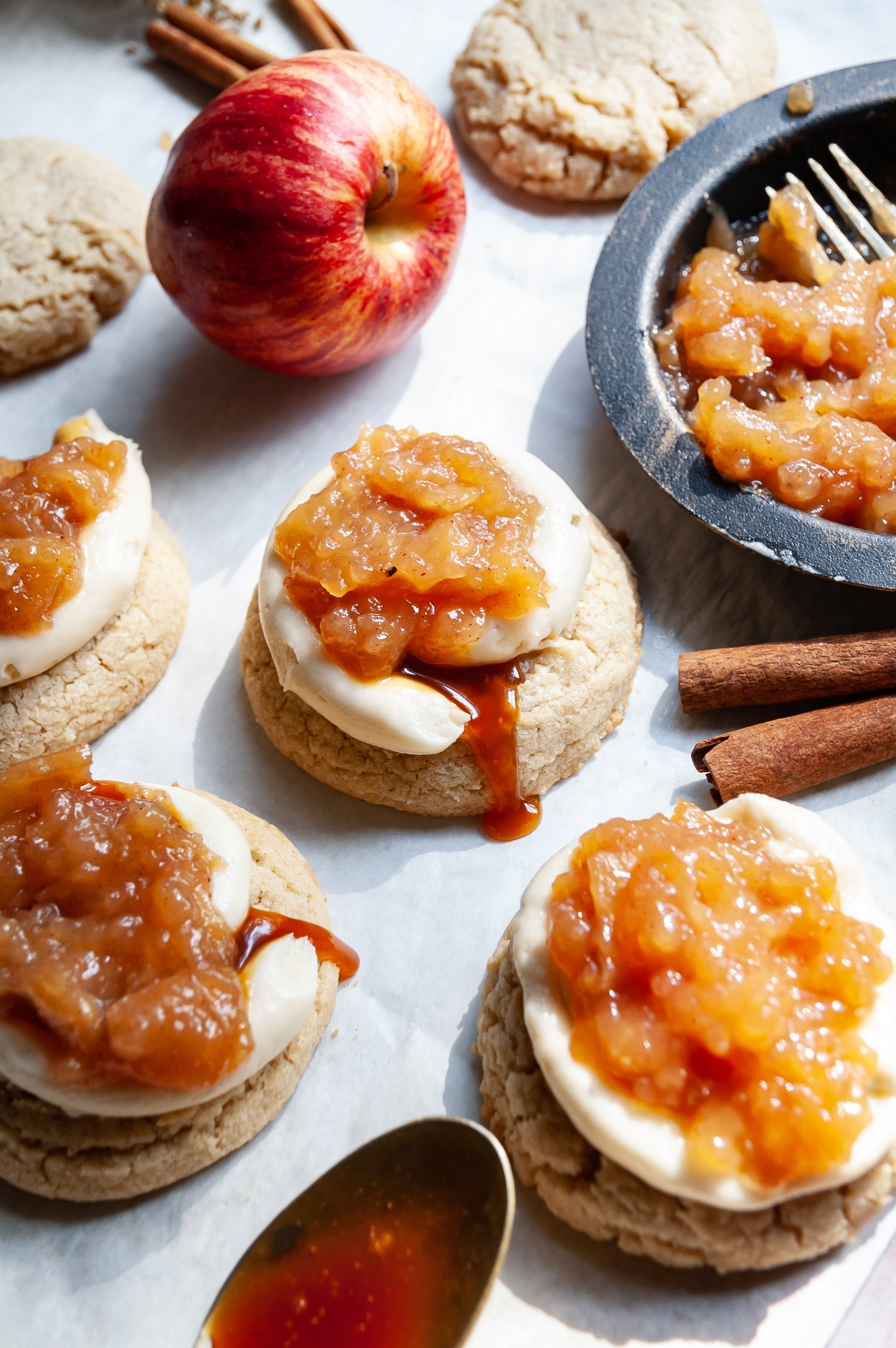 Caramel Apple Pie Cookies