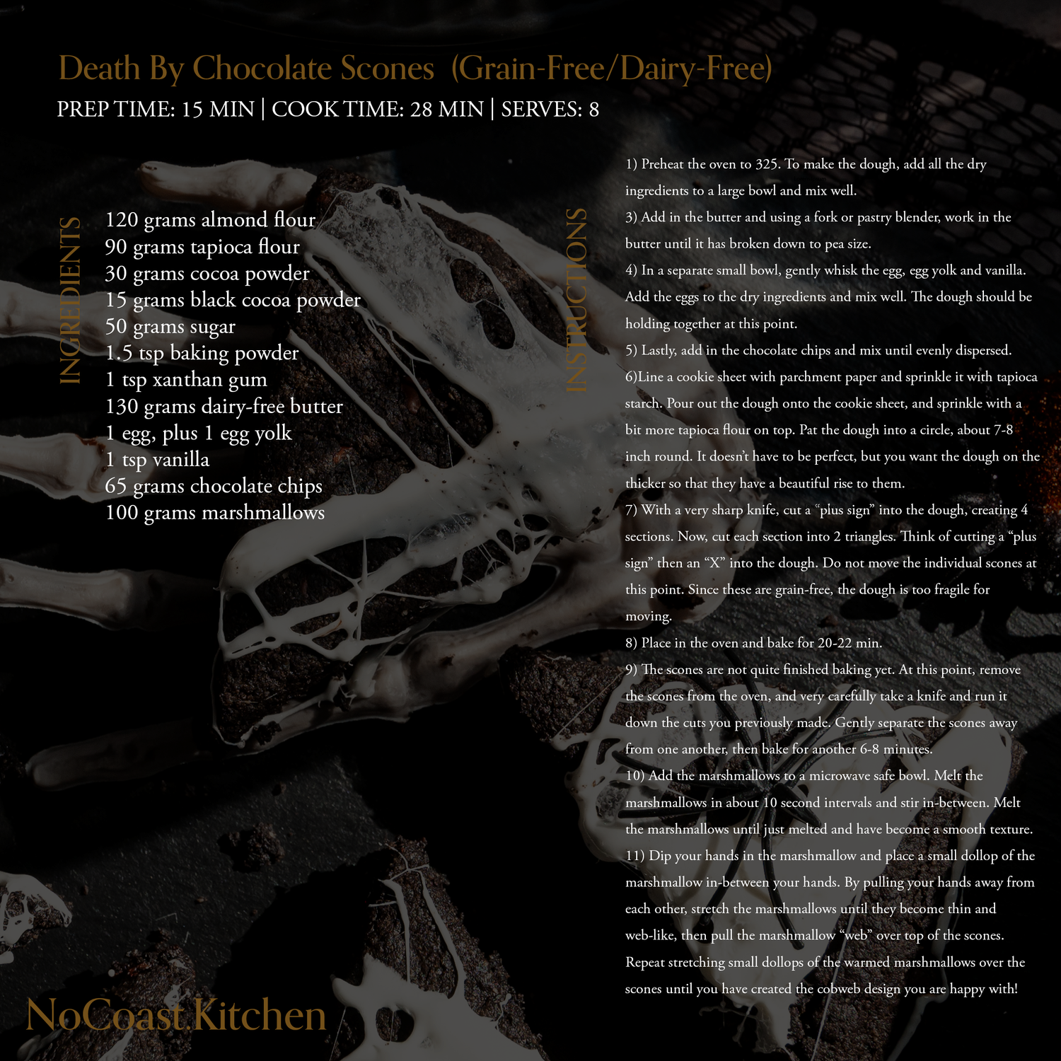 The Recipe for Death By Chocolate Scones