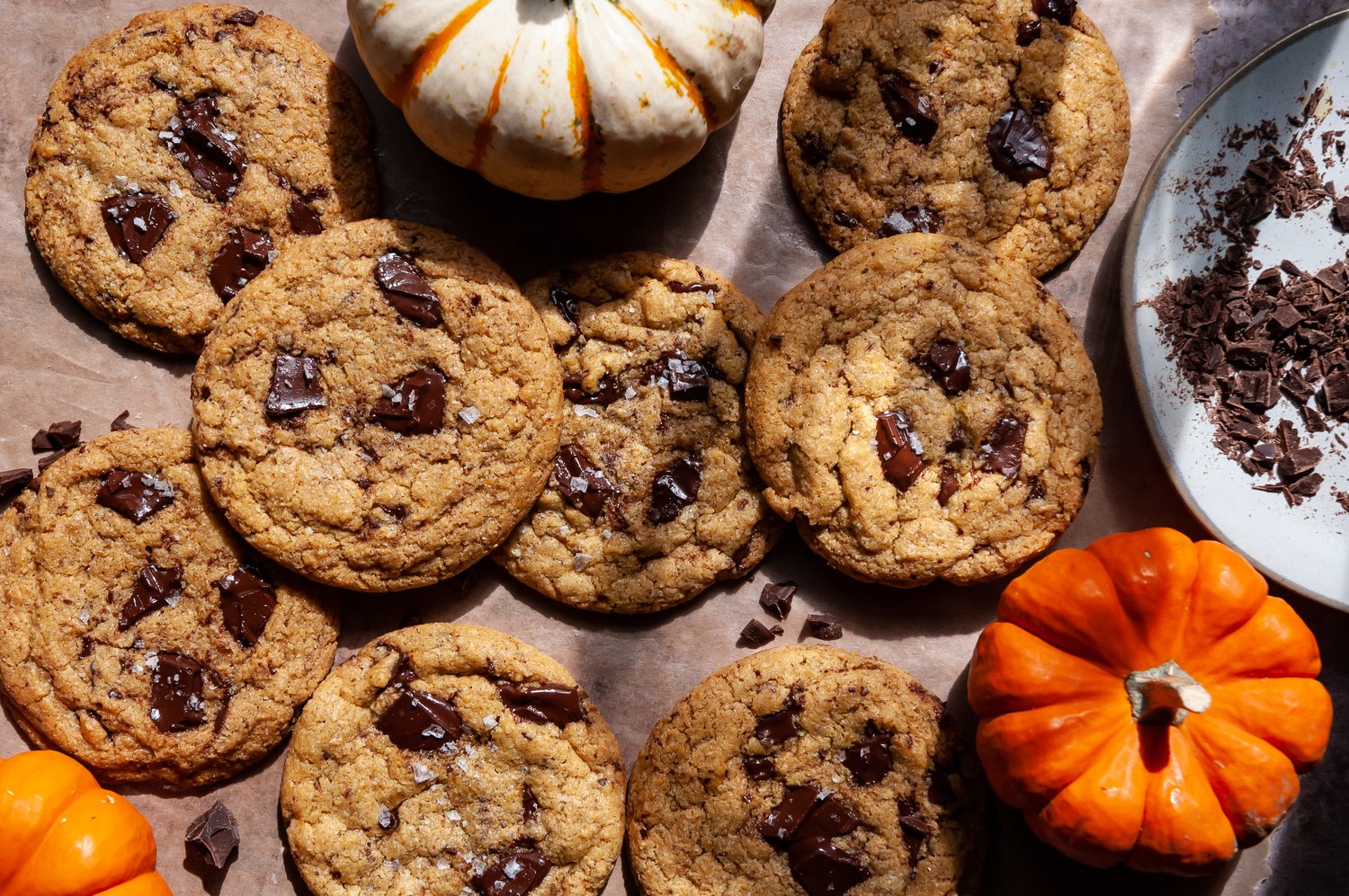 Gluten-Free Pumpkin Chocolate Chip Cookies 