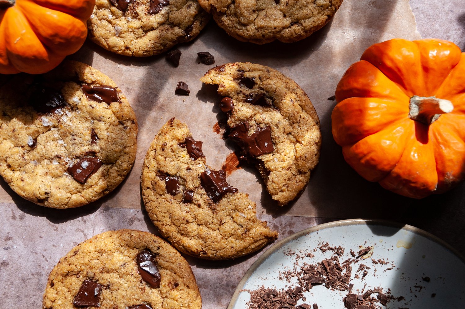 Gluten-Free Pumpkin Chocolate Chip Cookies