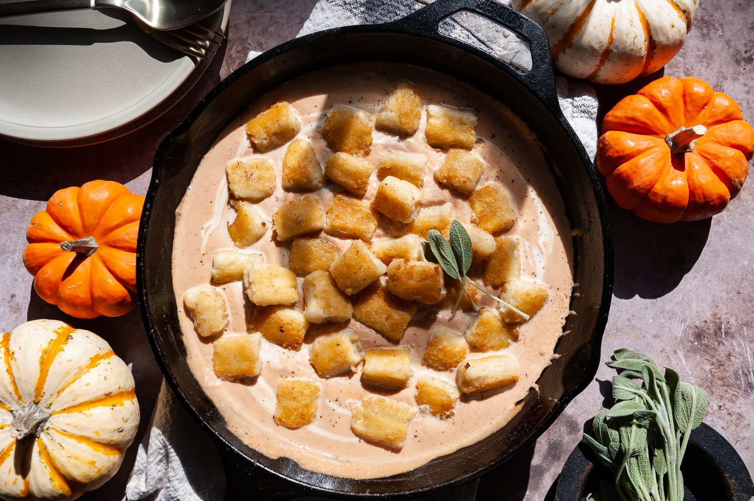 Gnocchi with Pumpkin Sauce