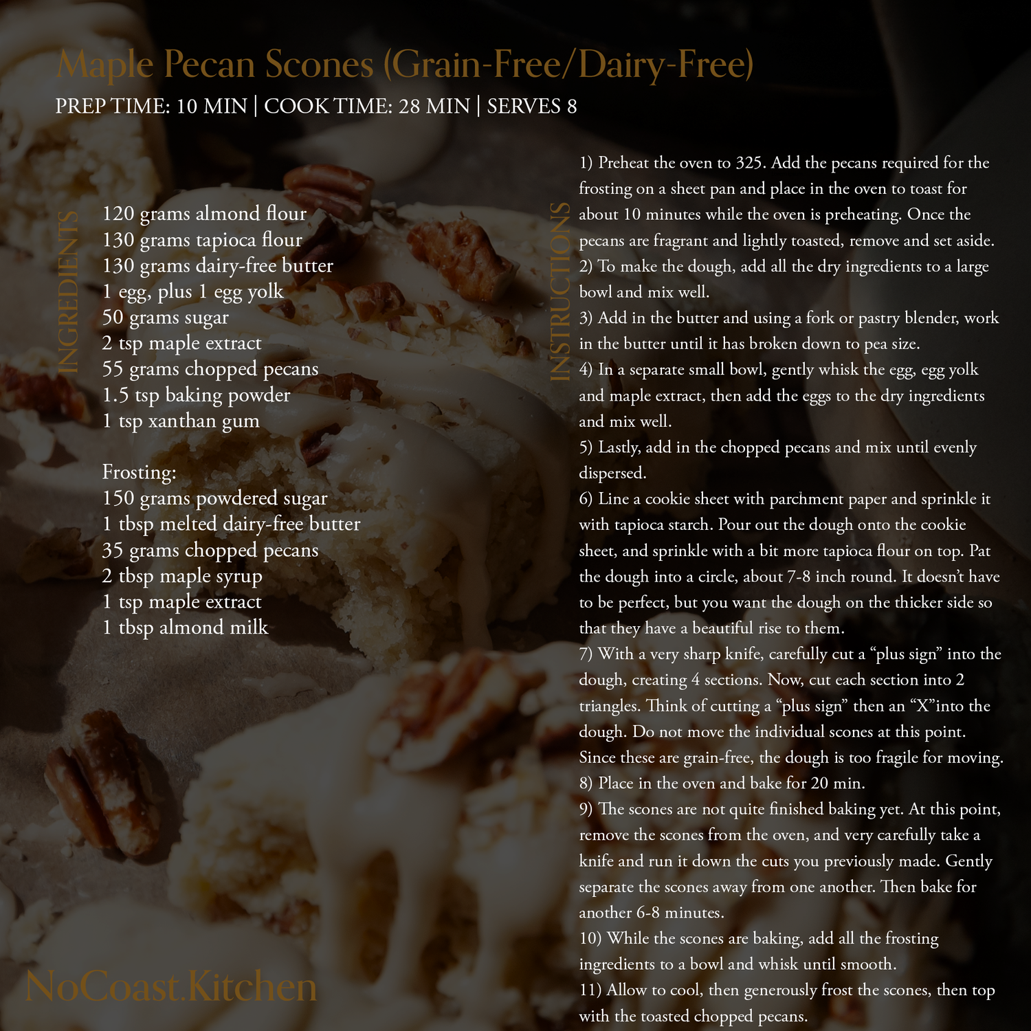 Maple Pecan Scones Recipe