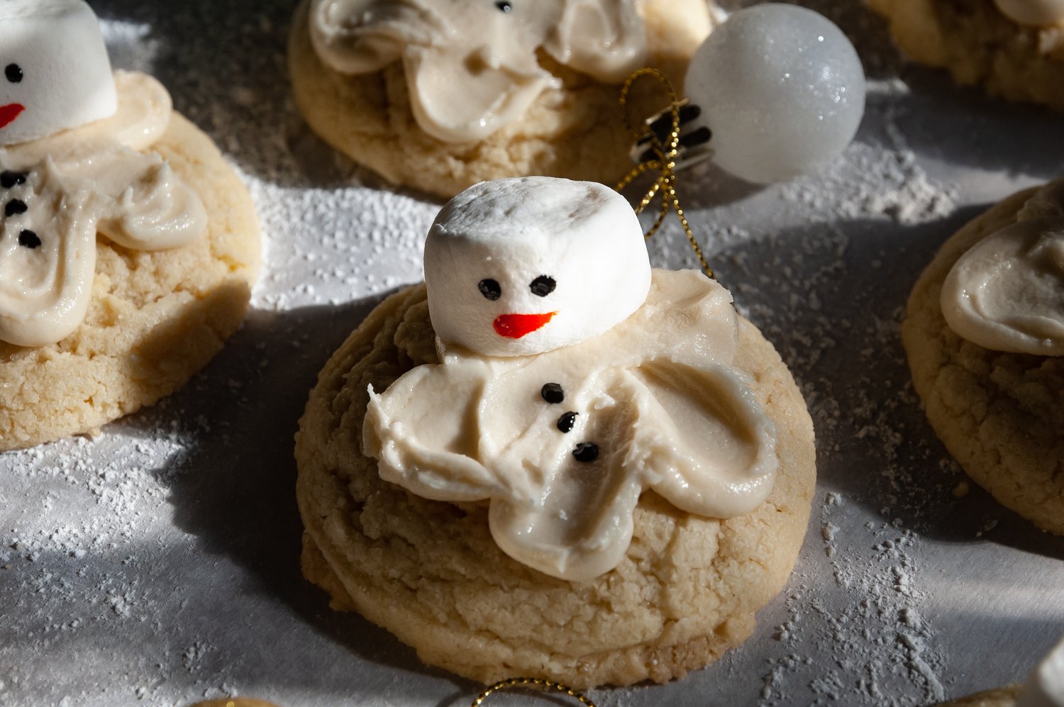 Melted Snowman Cookies