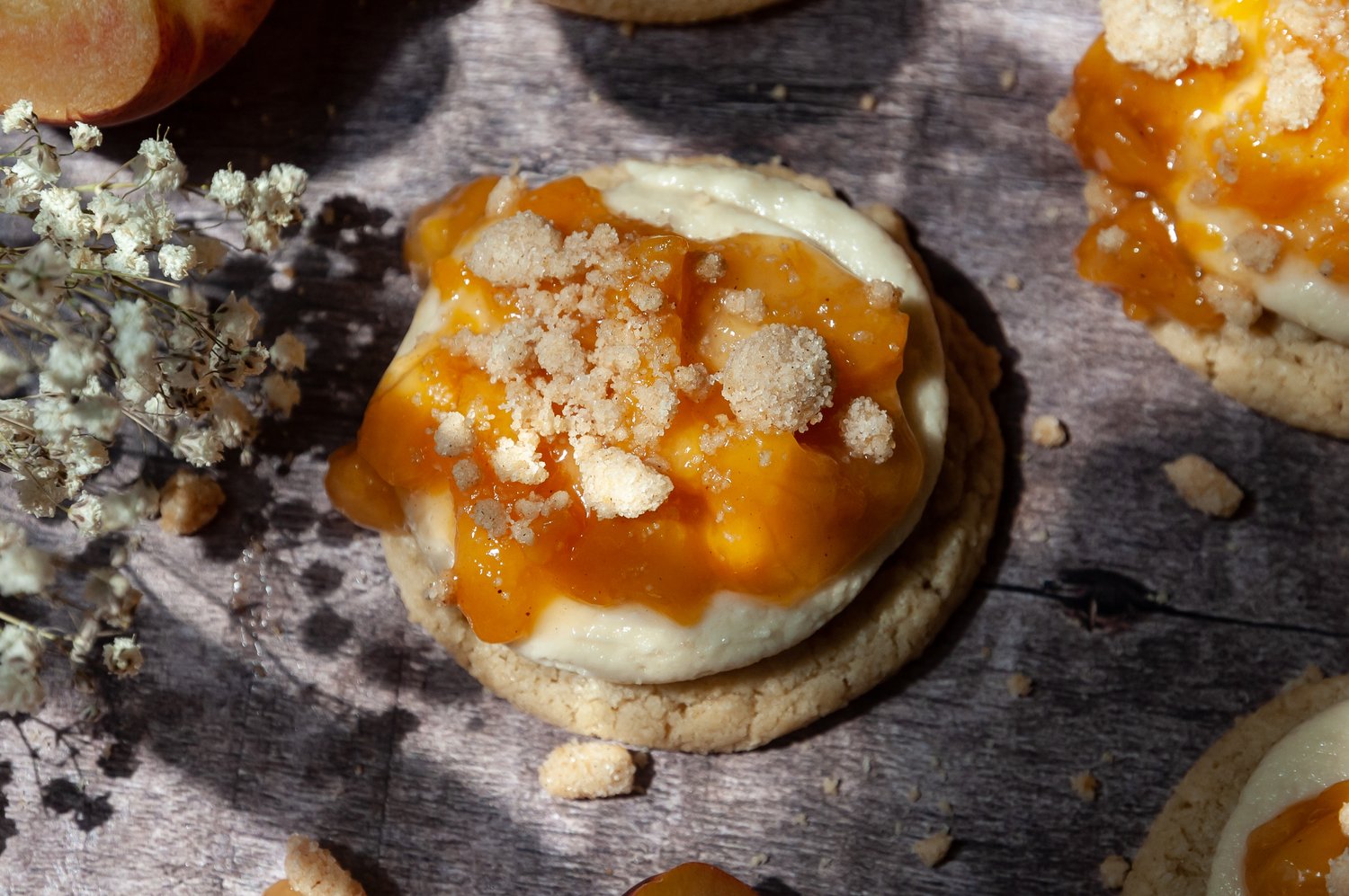 Peach Cobbler Cookies