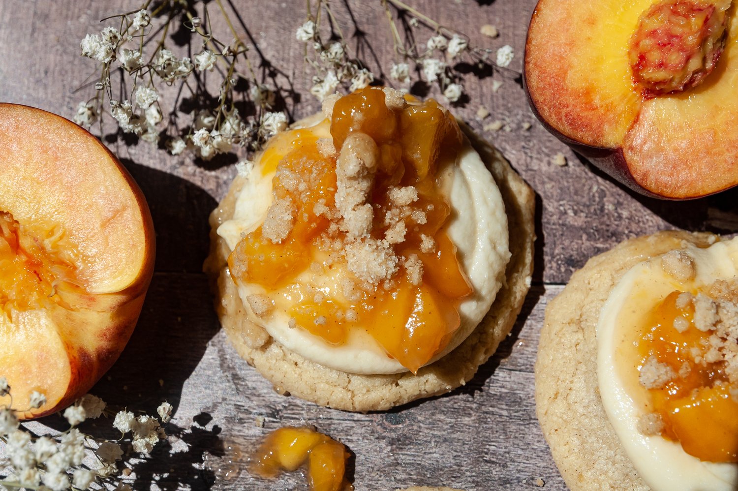 Peach Cobbler Cookies