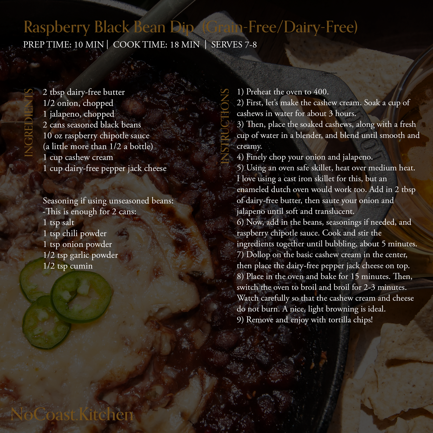 How to Make Raspberry Black Bean Dip