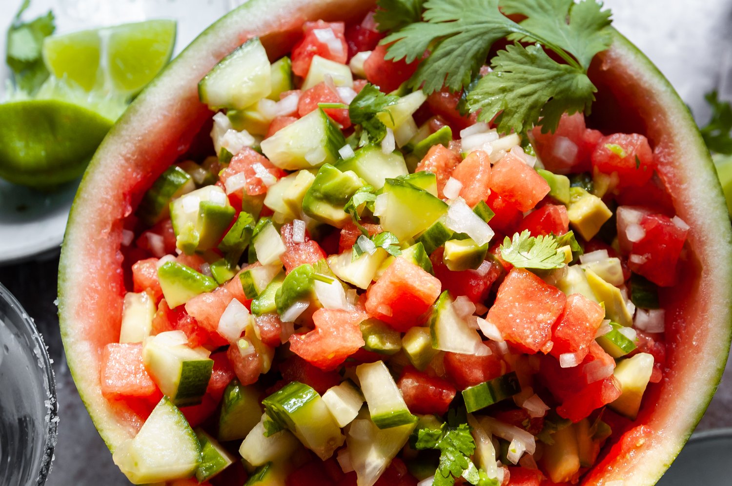 Watermelon Cucumber Salsa