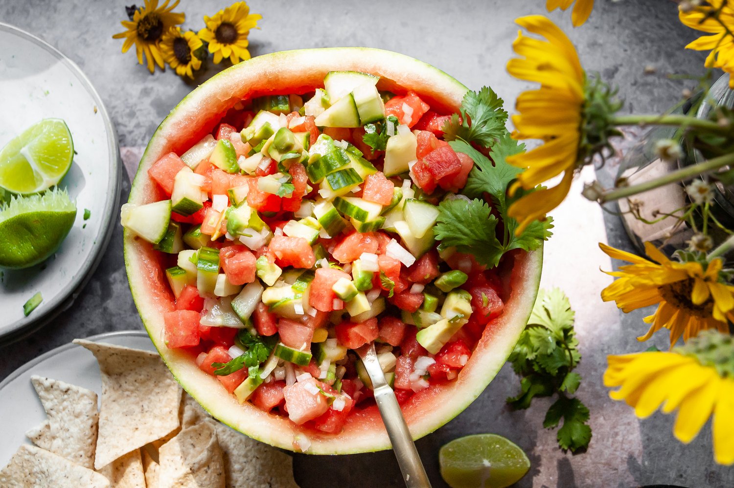 Watermelon Cucumber Salsa