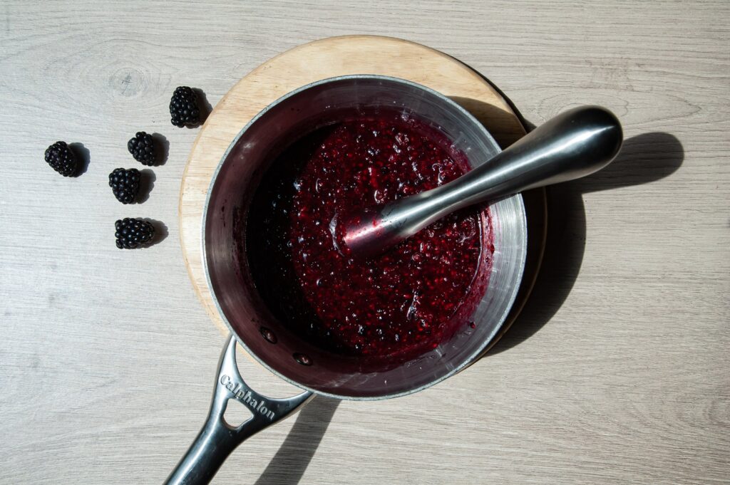 How to Make Dairy-Free, Blackberry-Raspberry Chocolate Chunk Ice Cream