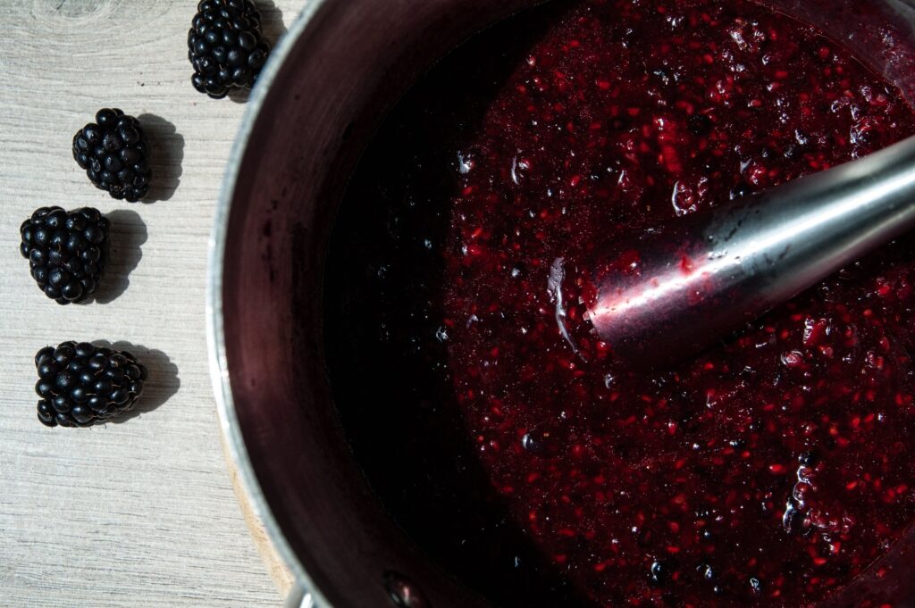 How to Make Dairy-Free, Blackberry-Raspberry Chocolate Chunk Ice Cream