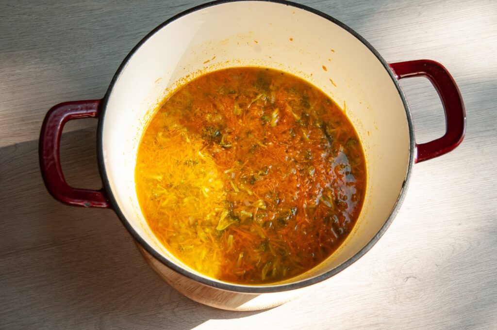 How to Make Dairy-Free Broccoli Cheddar Soup