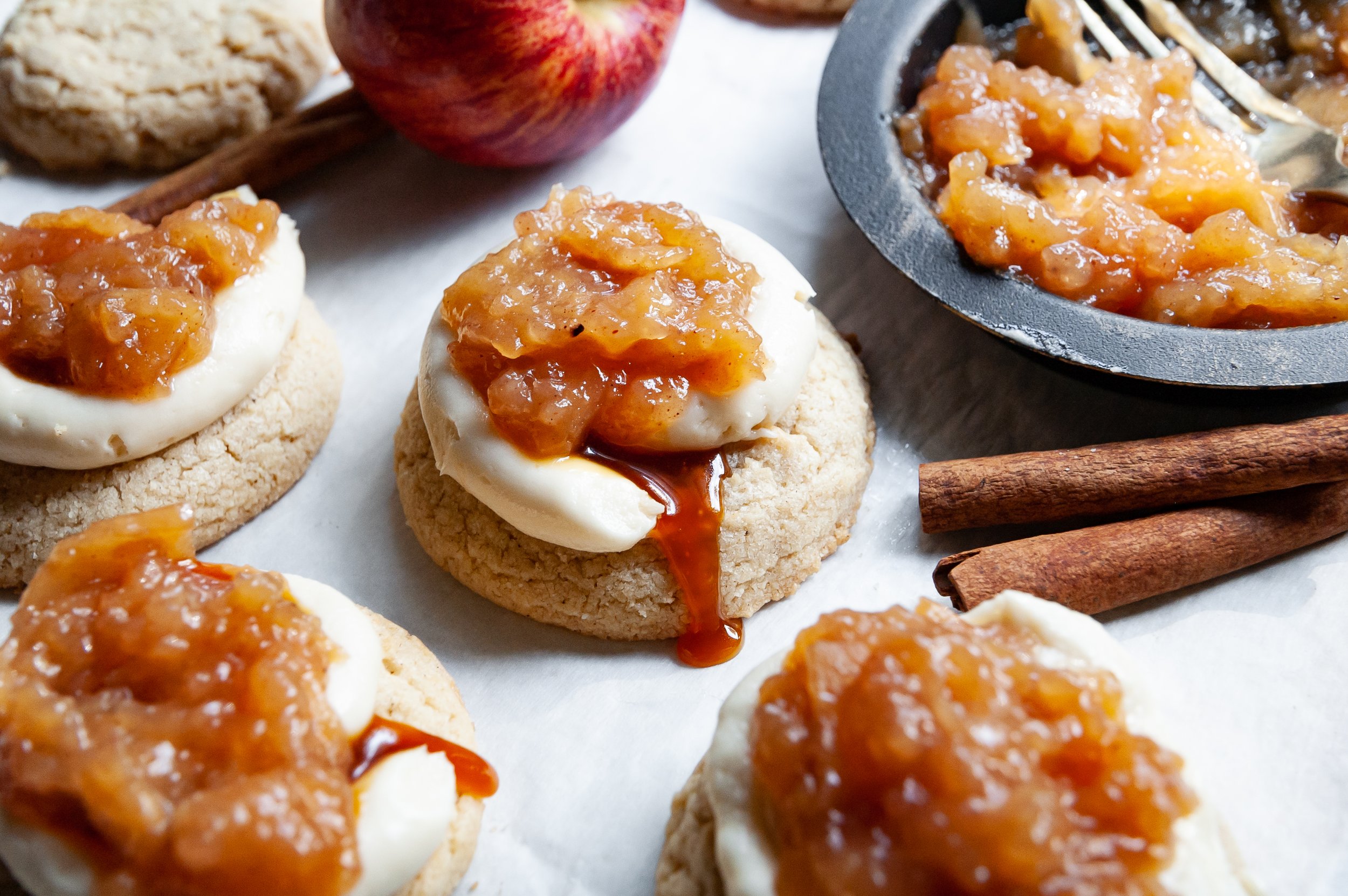 Caramel Apple Pie Cookies