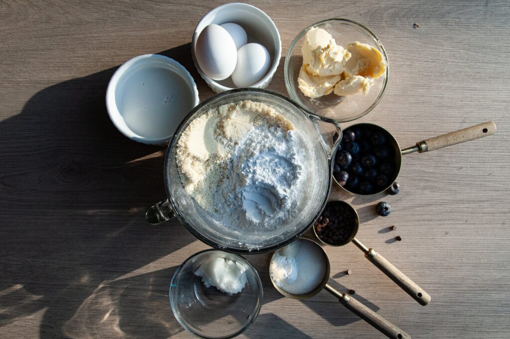 Ingredients for Gluten-Free Sheet Pan Pancakes