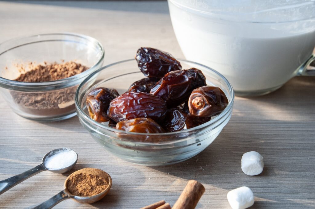 Ingredients for Homemade Vegan Hot Chocolate 