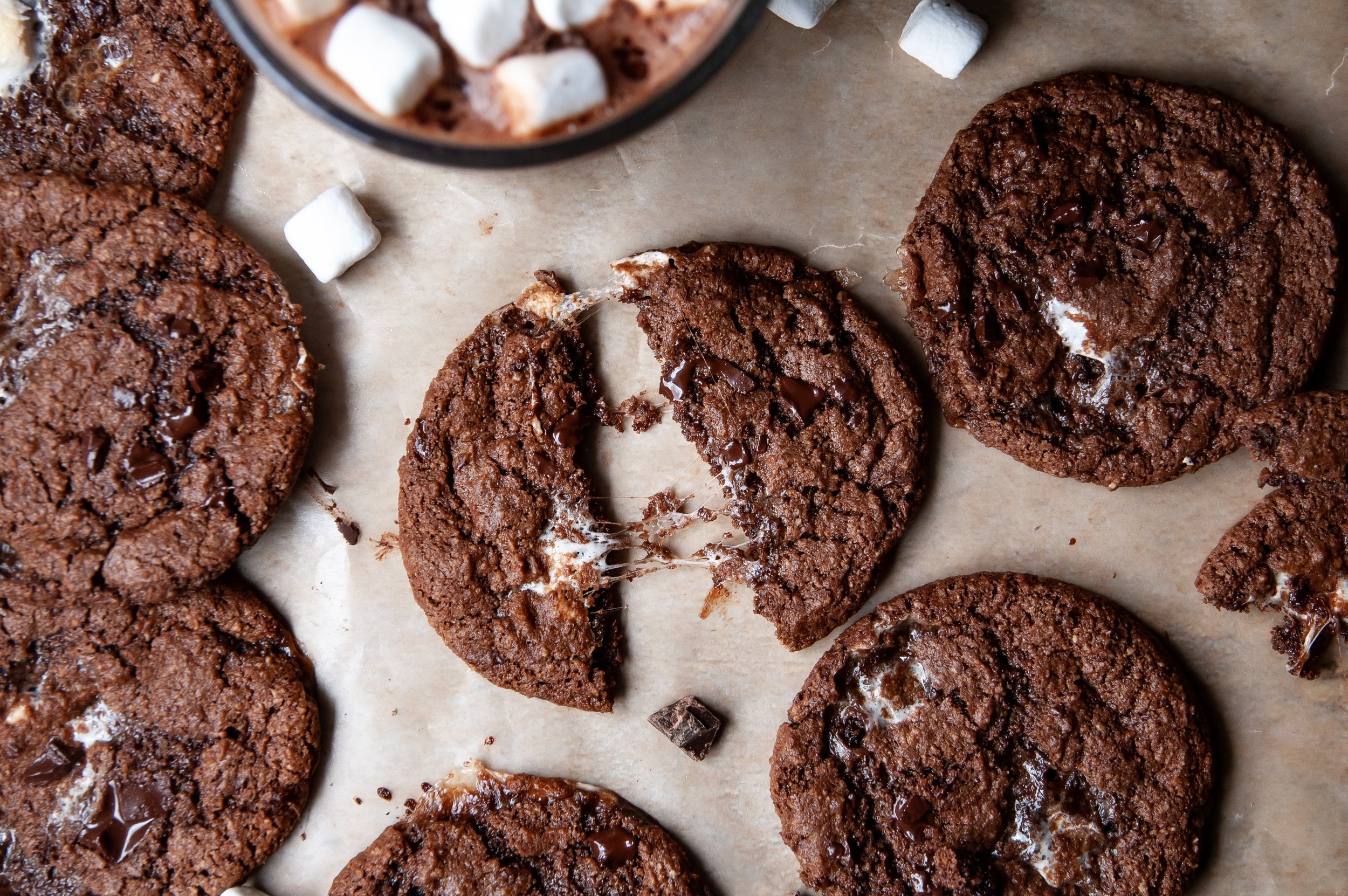 Gluten-Free Hot Chocolate Cookies 