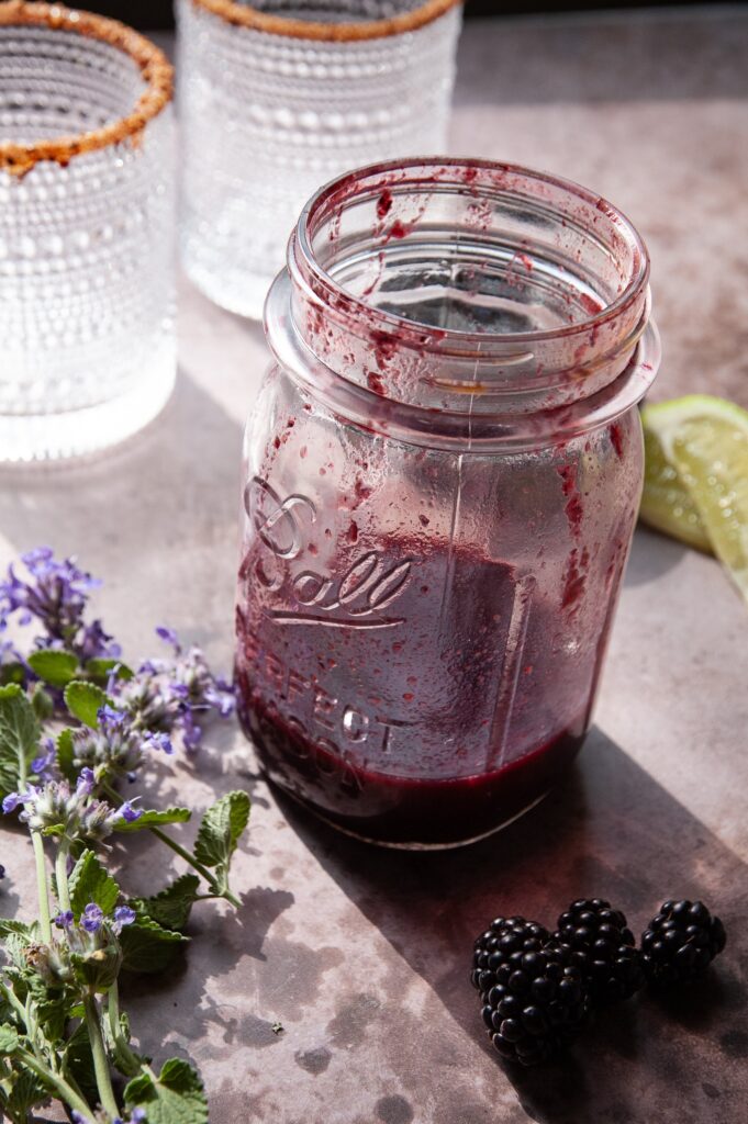 How to Make a Blackberry Jalapeno Margarita