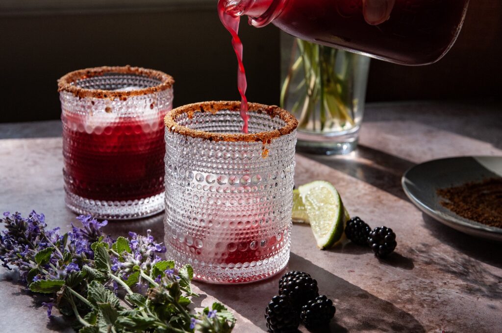 How to Make a Blackberry Jalapeno Margarita