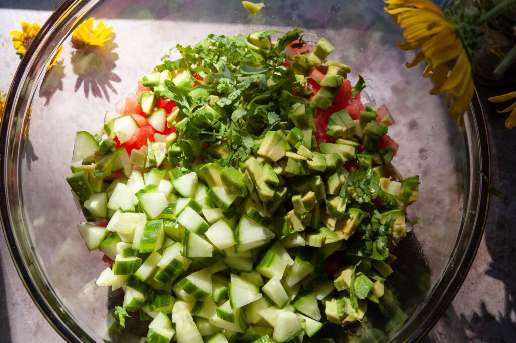 How to Make Watermelon Cucumber Salsa