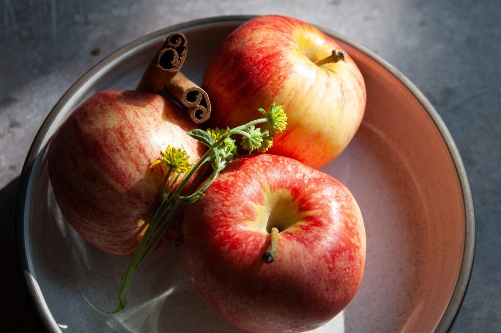 Ingredients for Air Fryer Apple Crisp