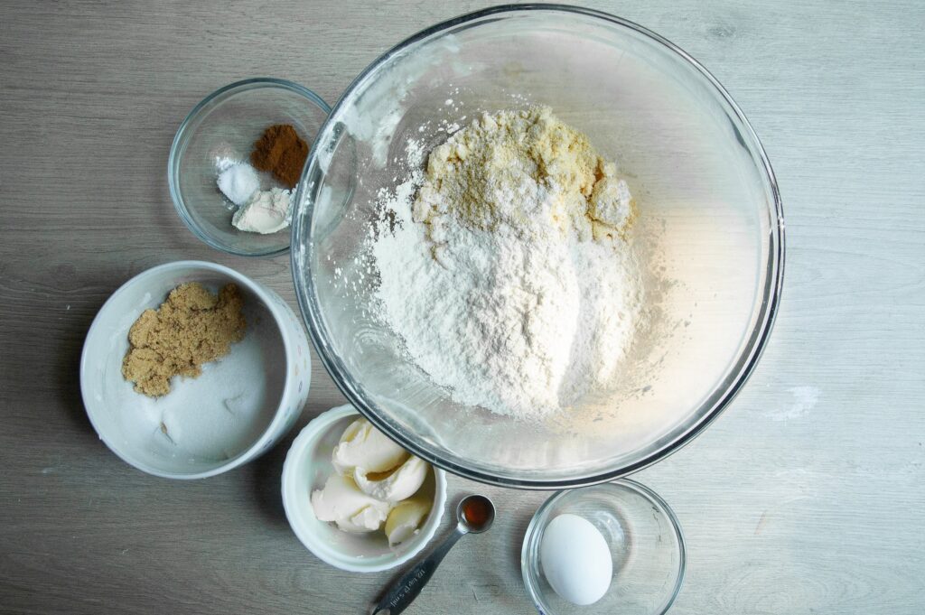 Ingredients for Caramel Apple Pie Cookies