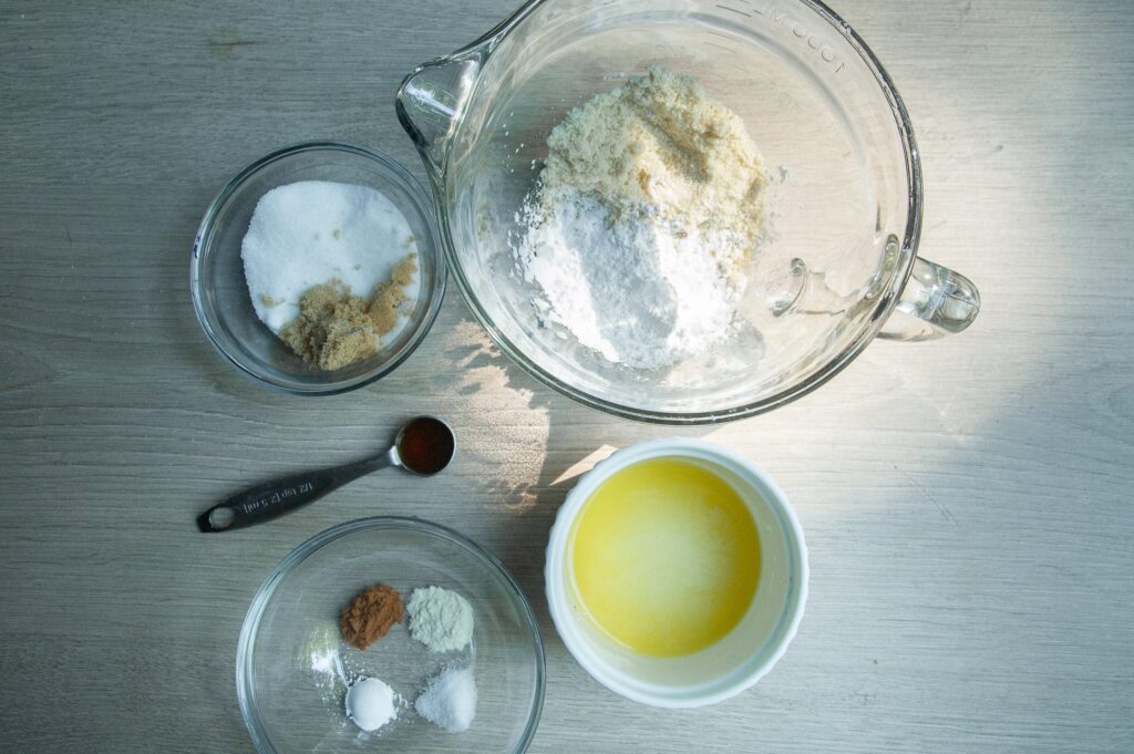 Ingredients for Peach Cobbler Cookies