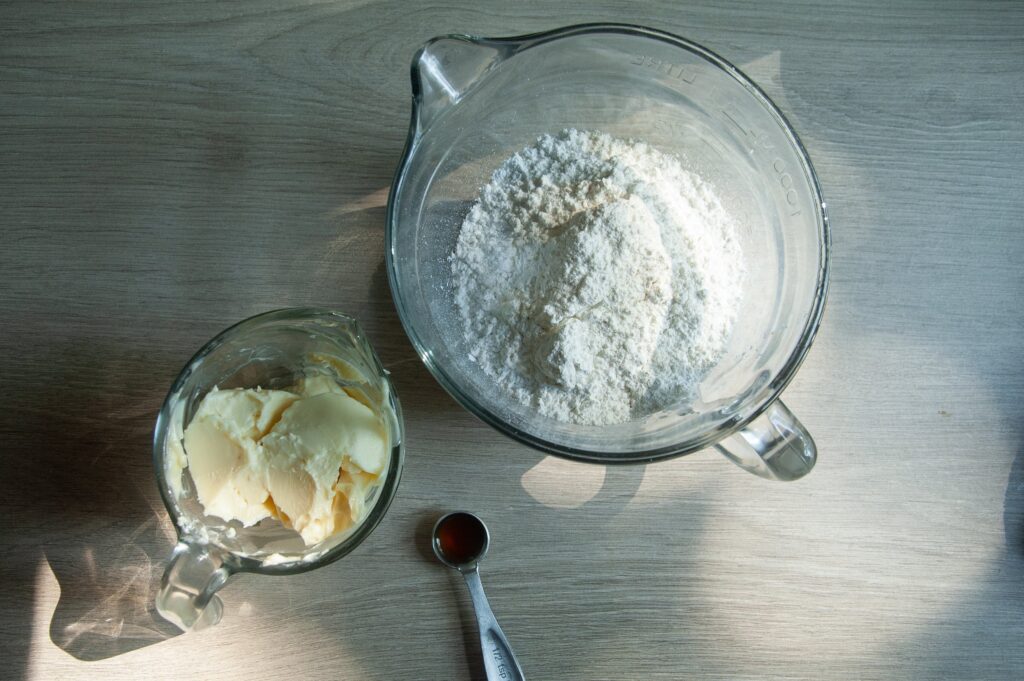 Ingredients for Peach Cobbler Cookies