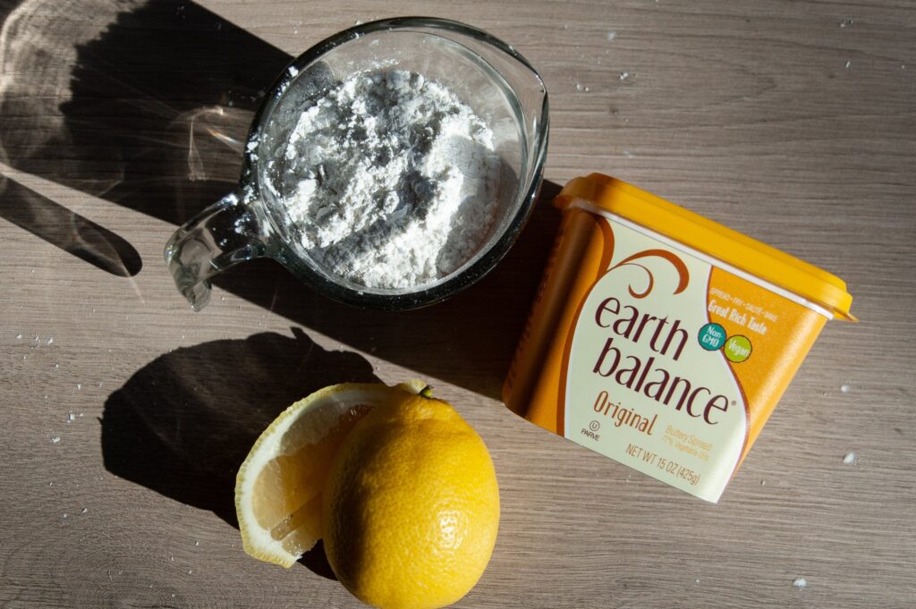 Ingredients for Gluten-Free Lemon Scones