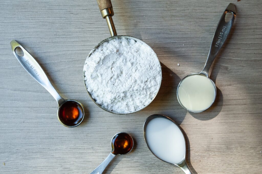 Ingredients for Maple Pecan Blondies