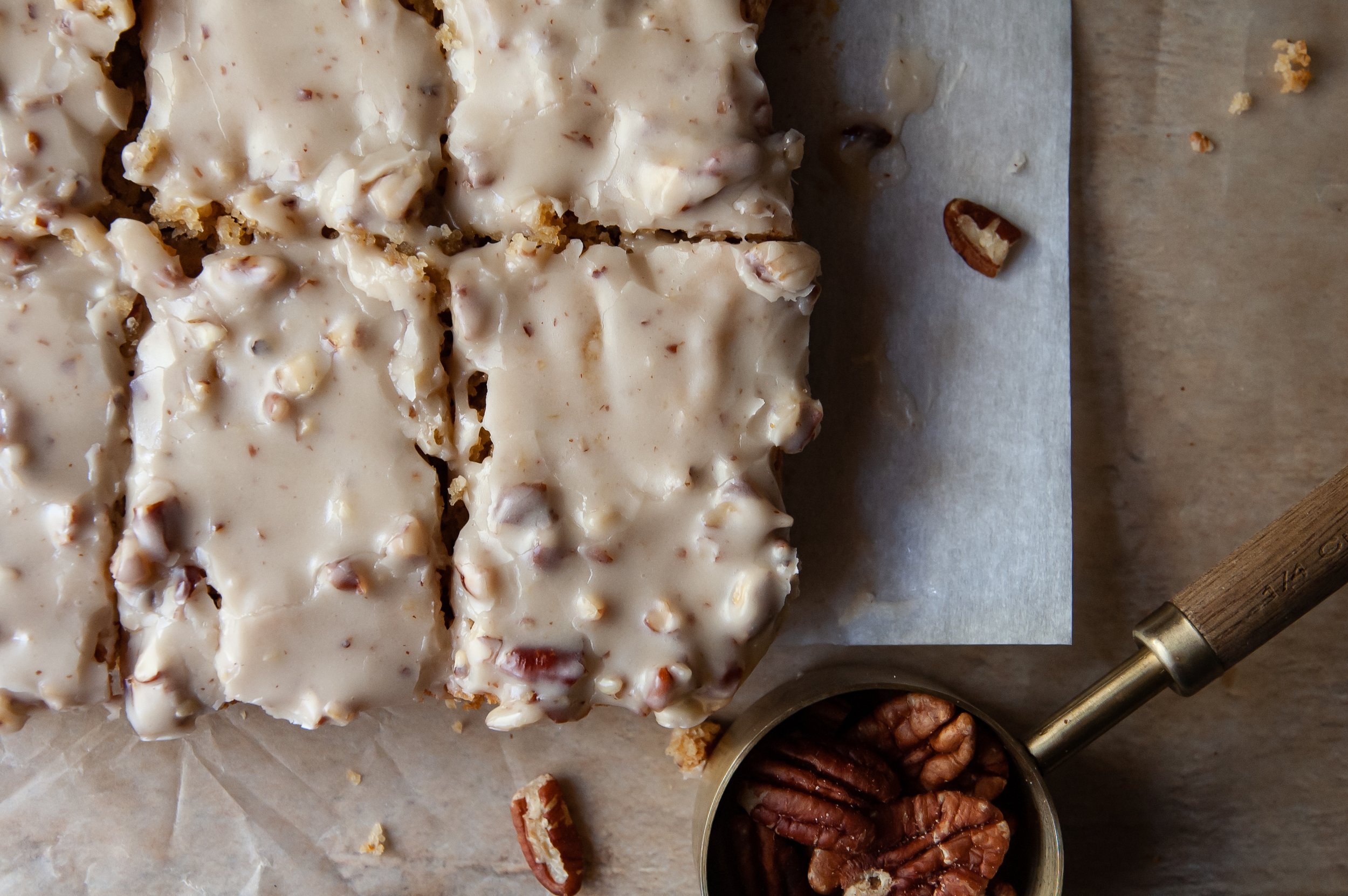 Maple Pecan Blondies