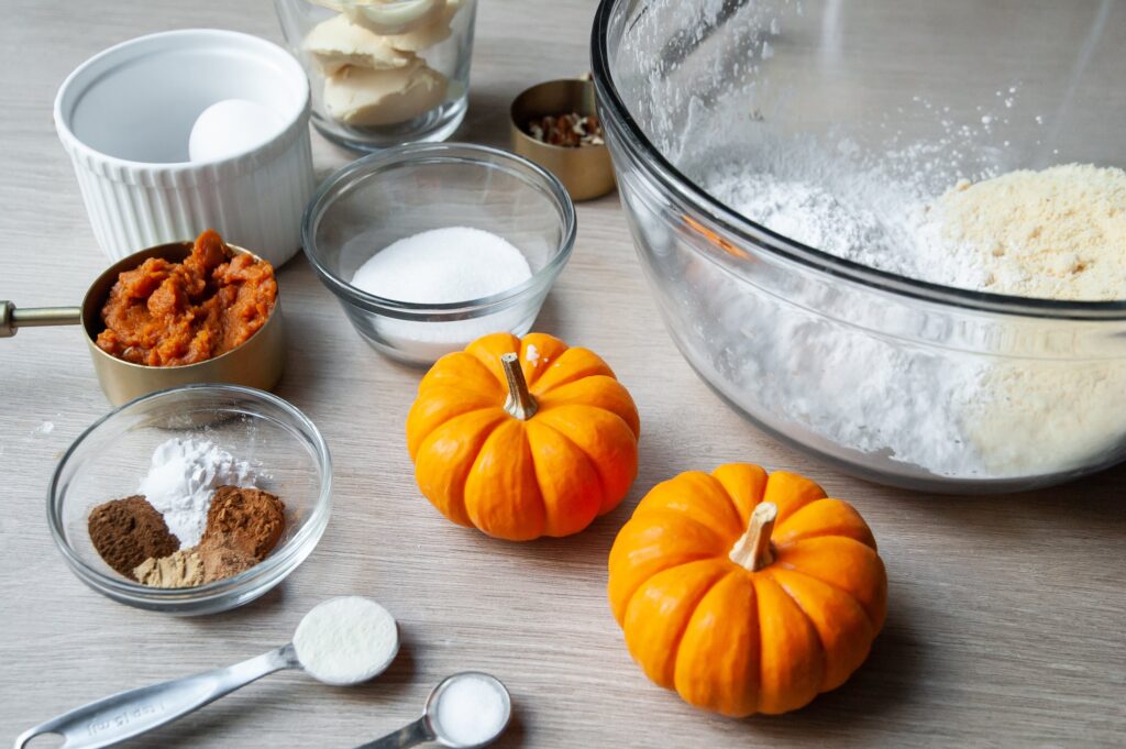 Ingredients for Gluten-Free Pumpkin Scones