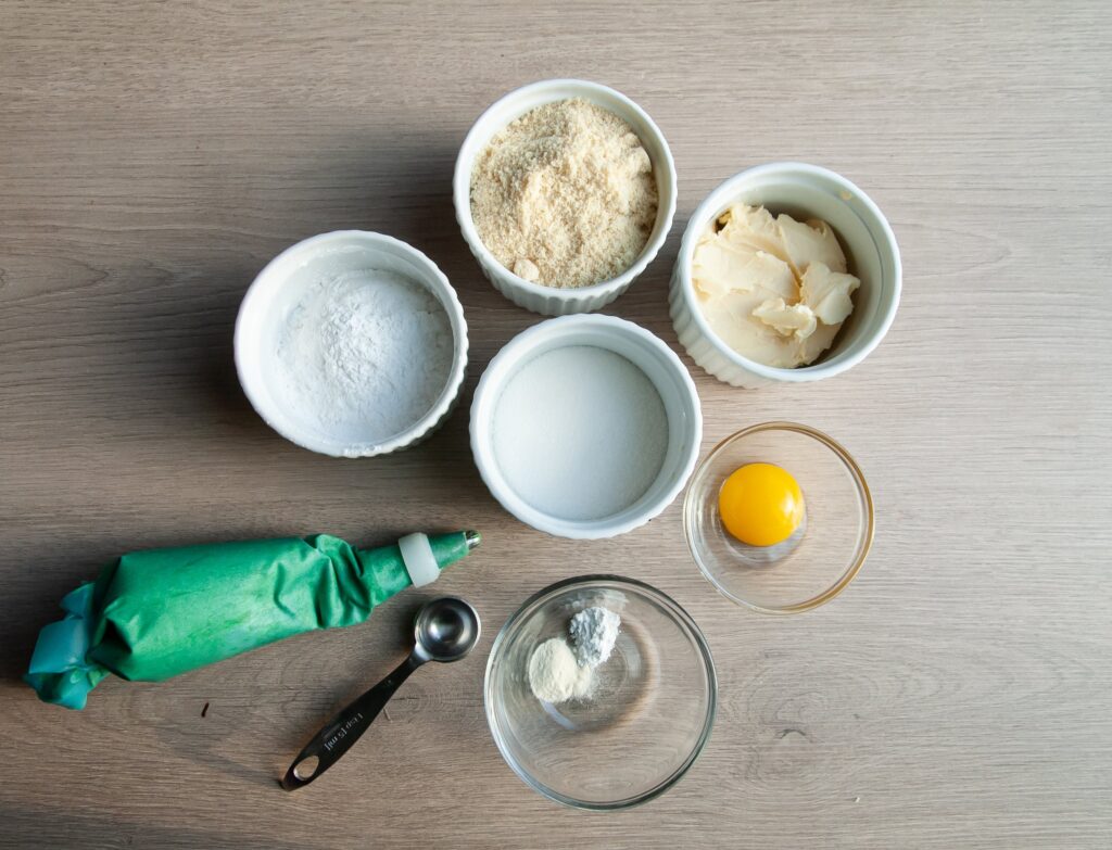 Ingredients for Gluten and Dairy-Free Sugar Cookies 