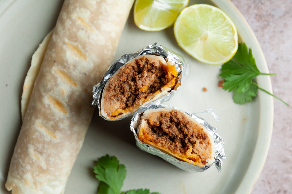 How to Make Beef and Bean Burritos