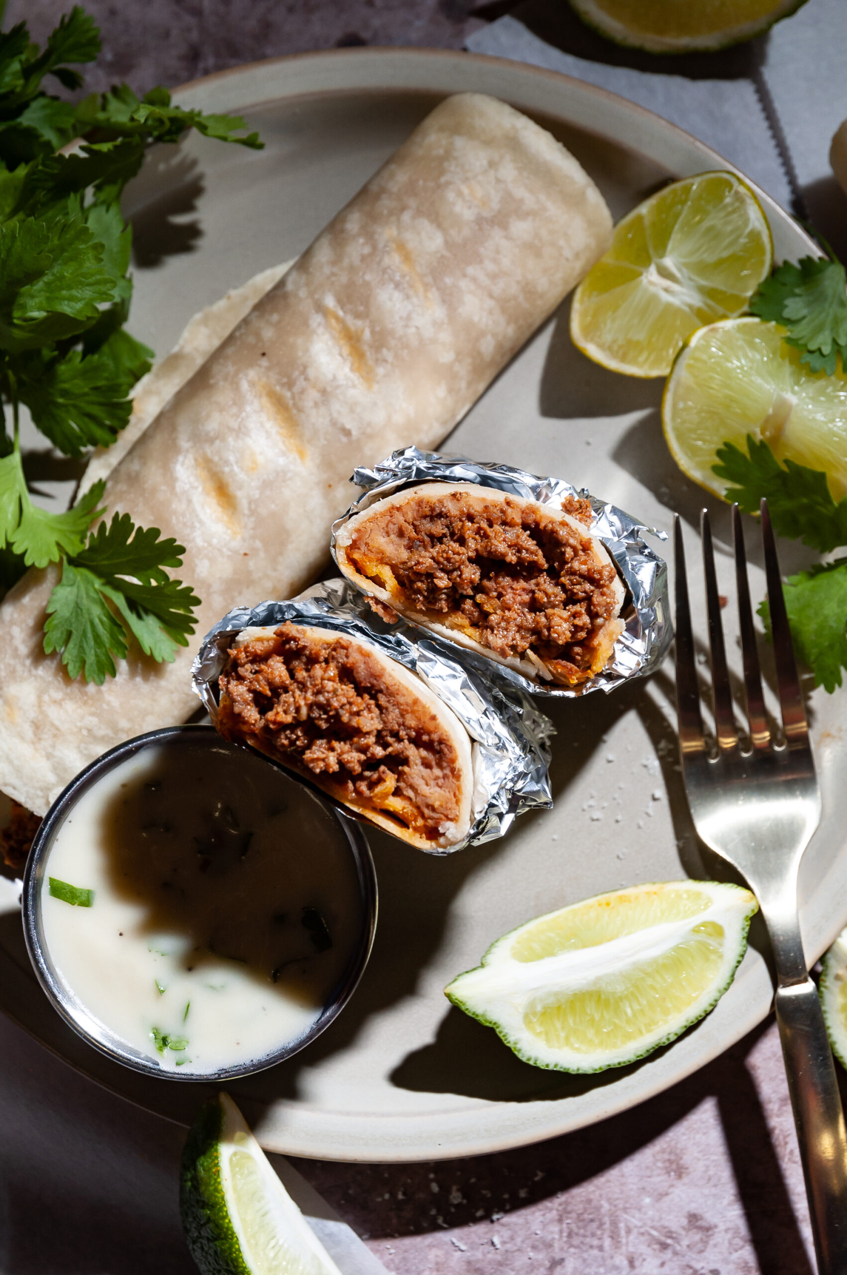 Beef and Bean Burritos