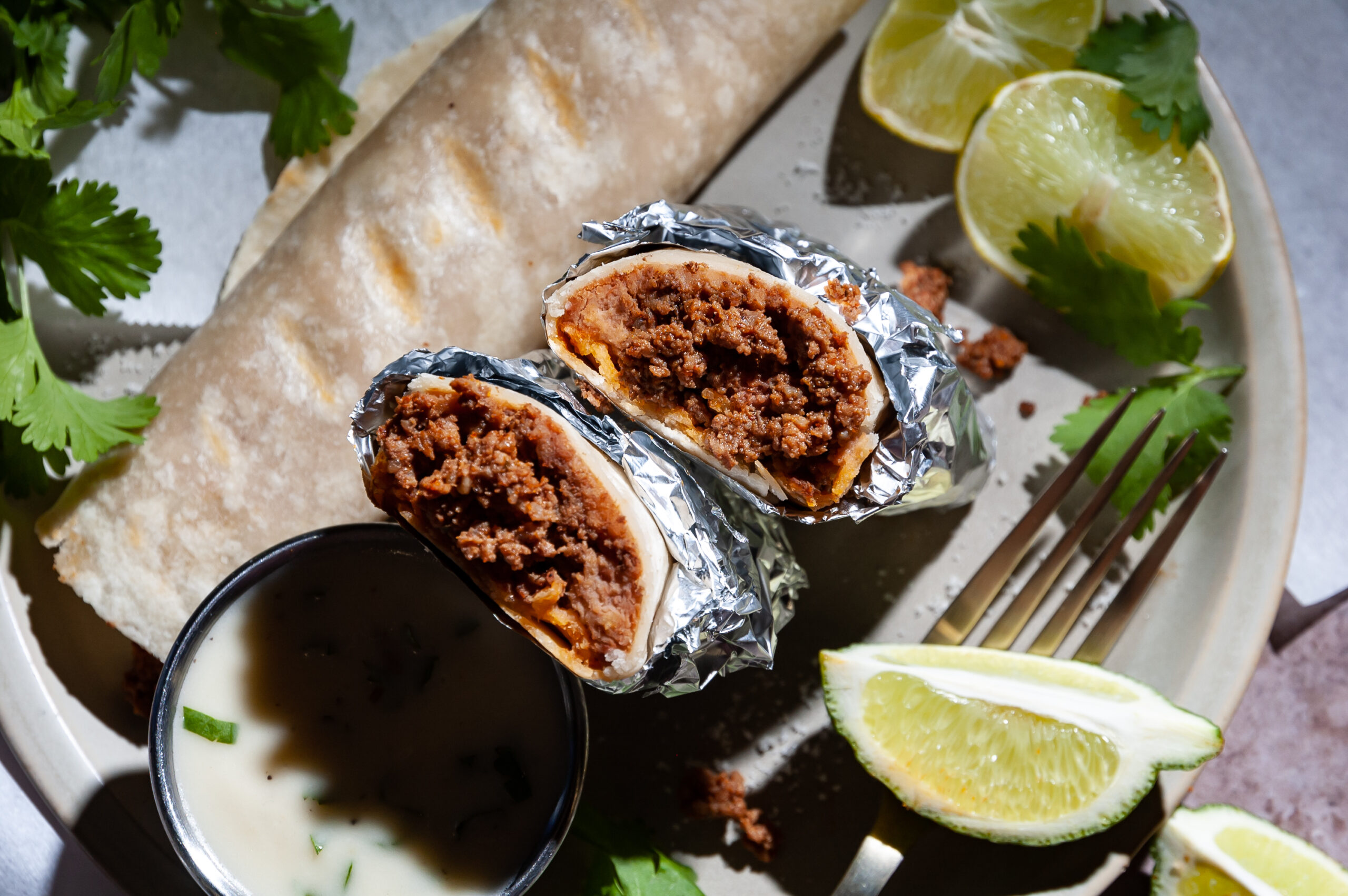 Beef and Bean Burritos