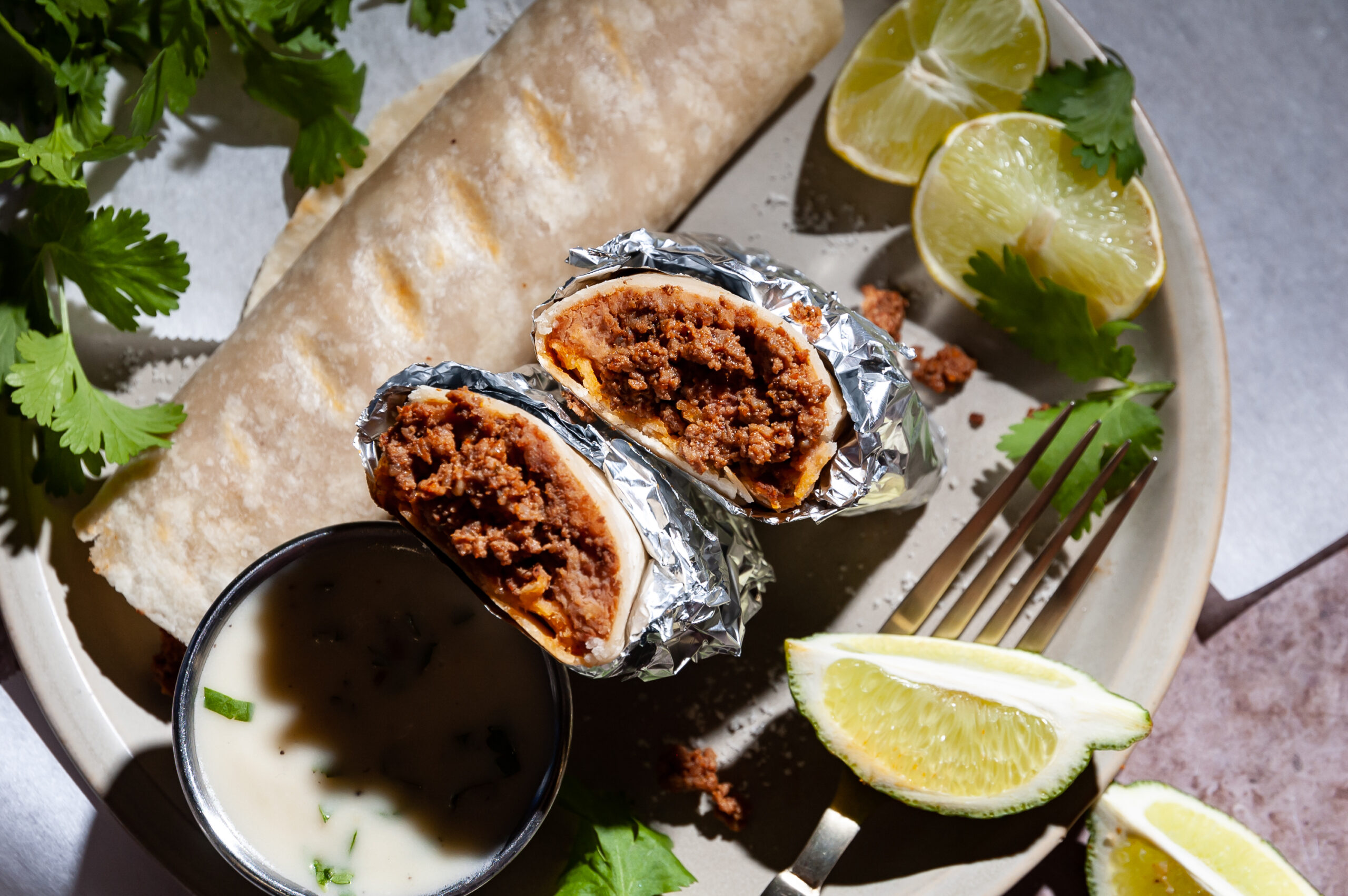 Beef and Bean Burritos 