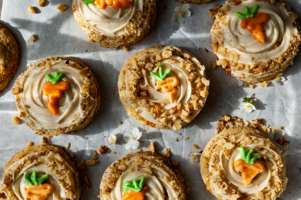 Gluten Free Carrot Cake Cookies 