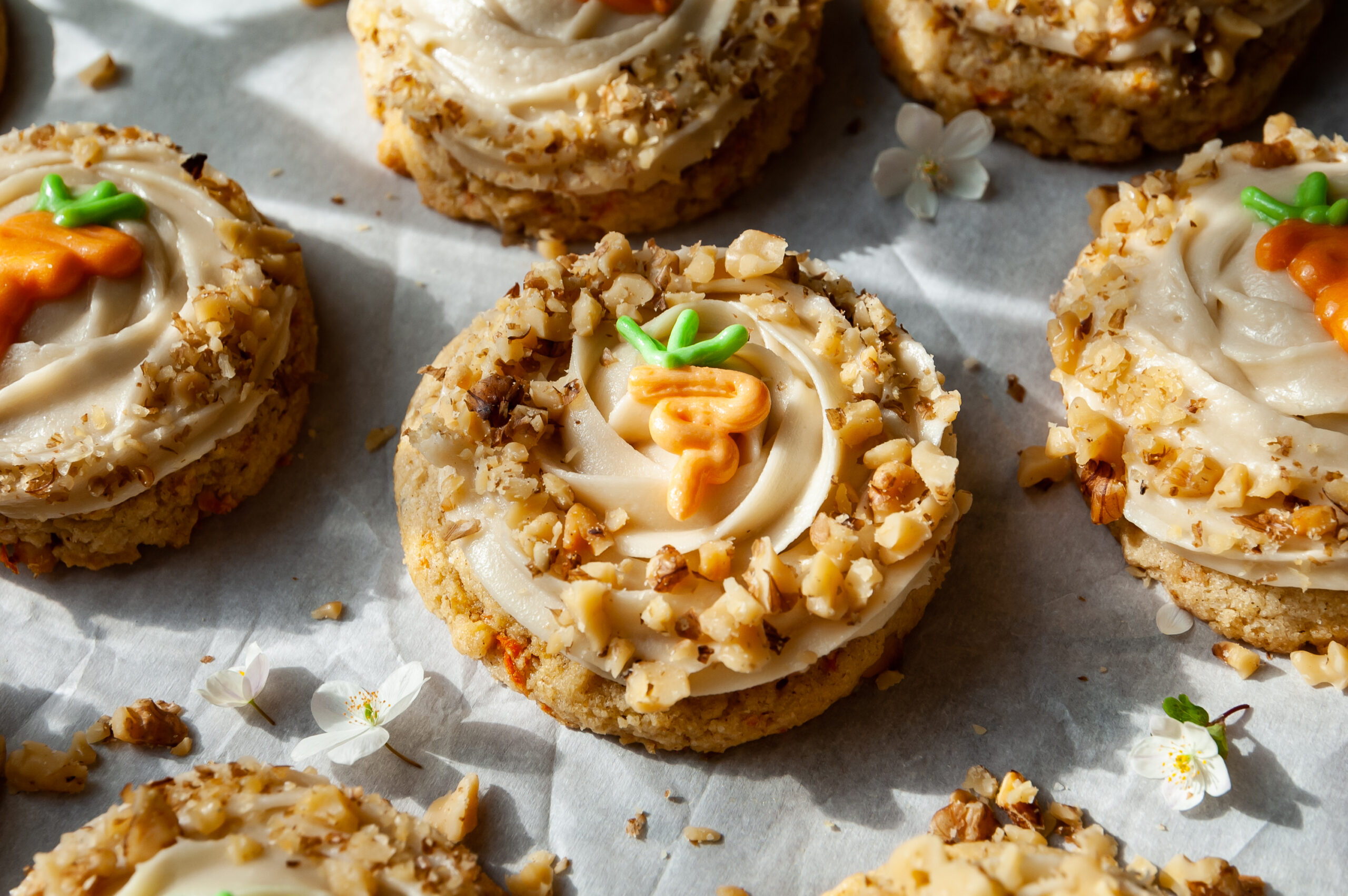 Gluten Free Carrot Cake Cookies 