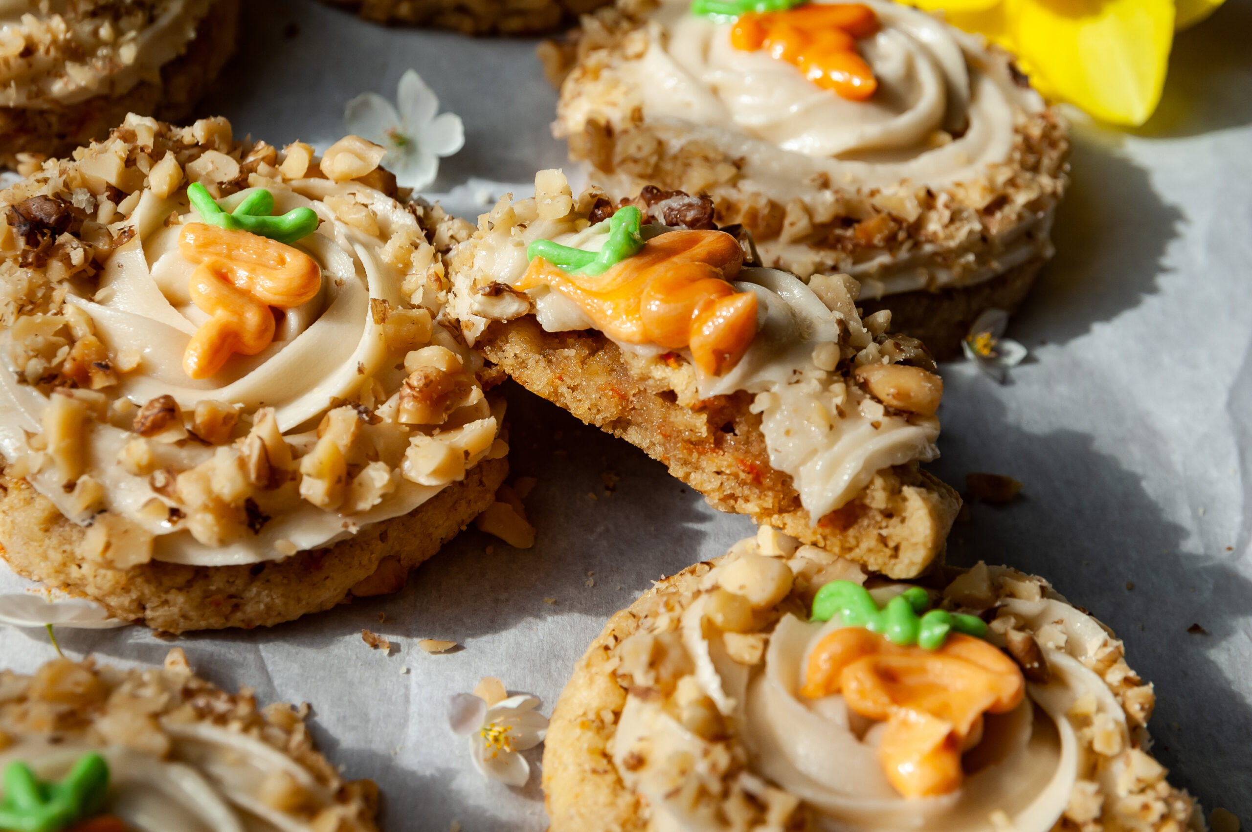 Gluten Free Carrot Cake Cookies