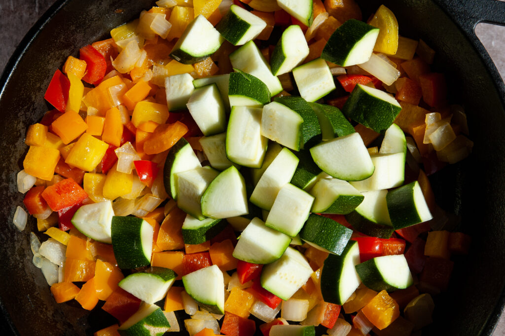 How to make a Sausage and Veggie Skillet