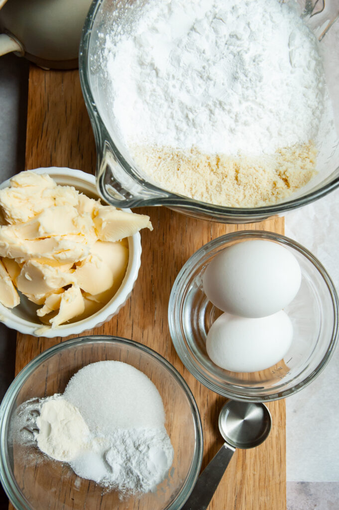 Ingredients for Gluten-Free Drop Biscuits