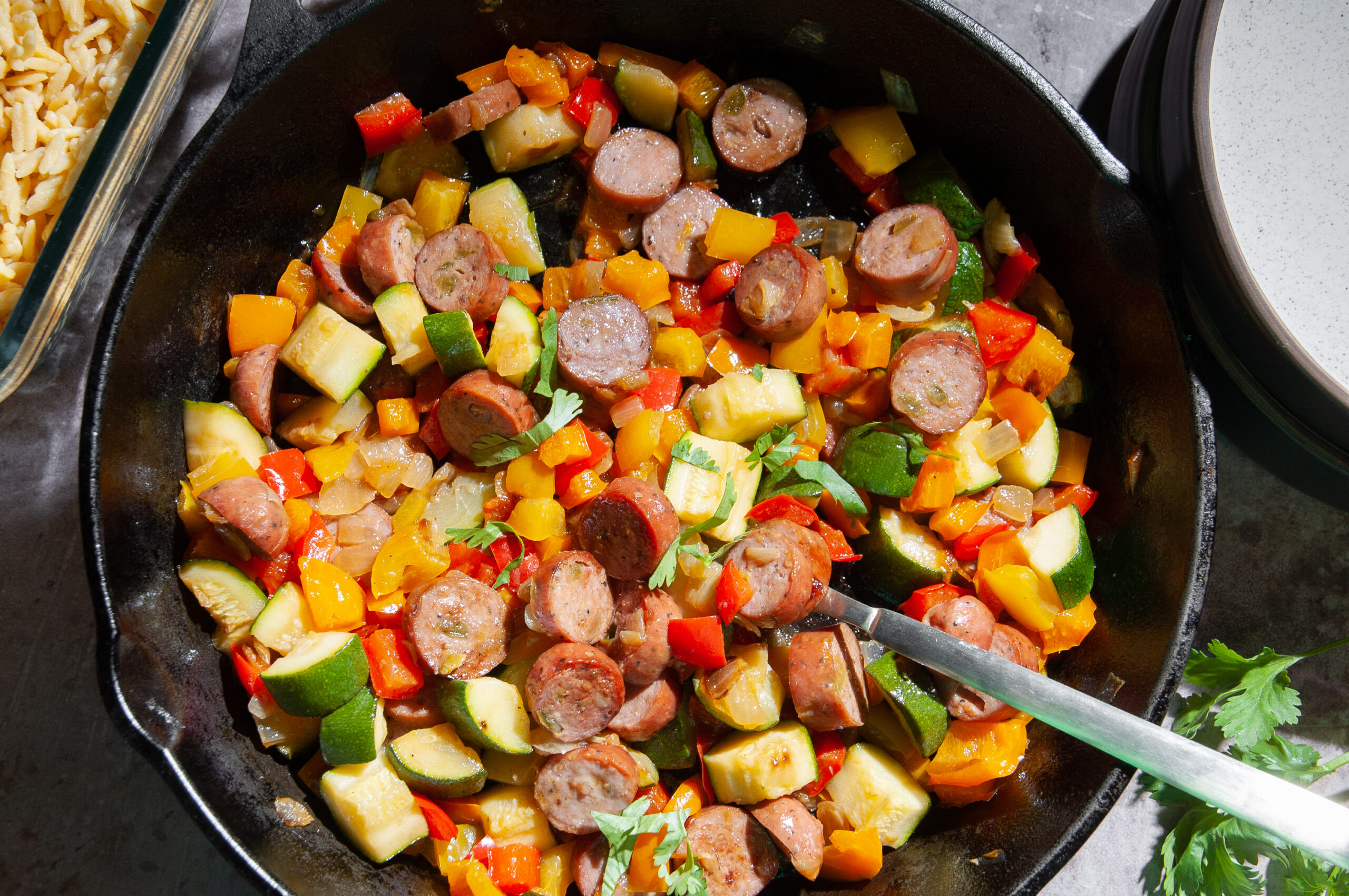 Sausage and Veggie Skillet