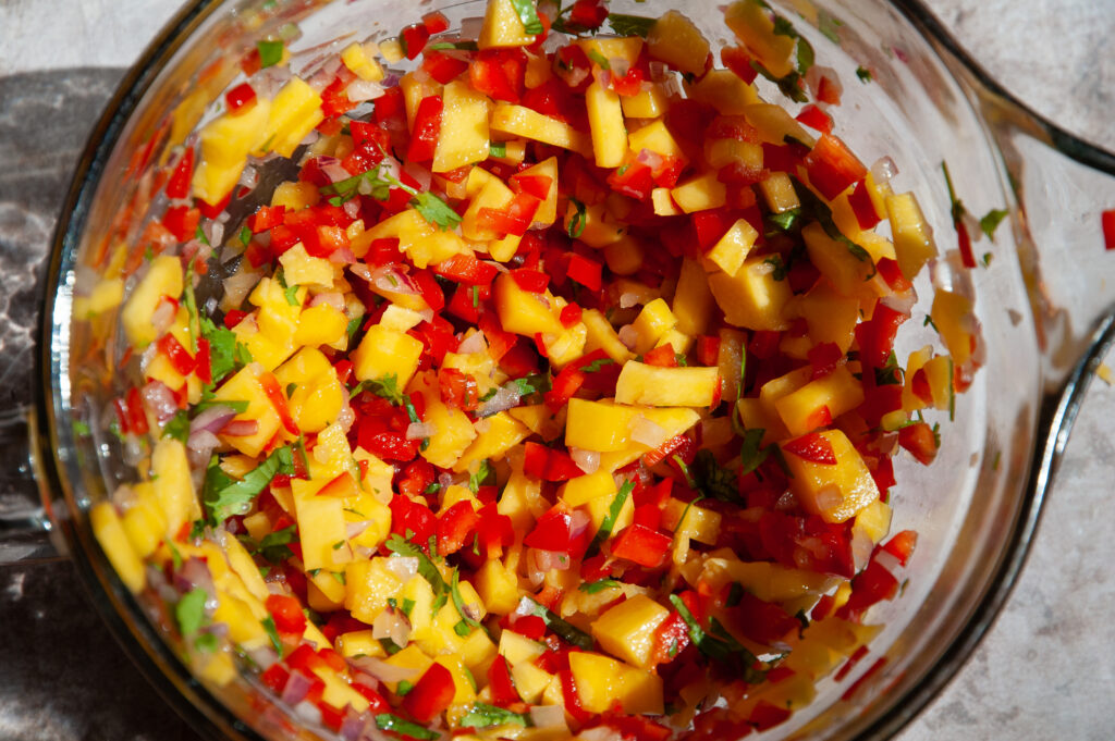 How to Make Chicken Tacos with Mango Salsa