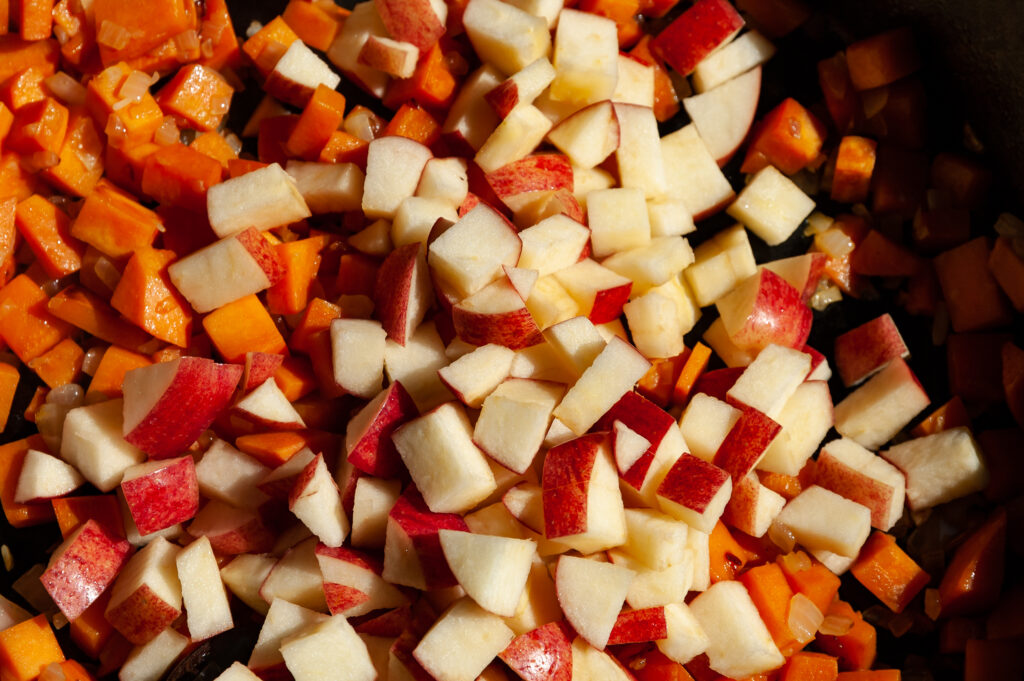 How to prepare Sweet Potato Apple Hash