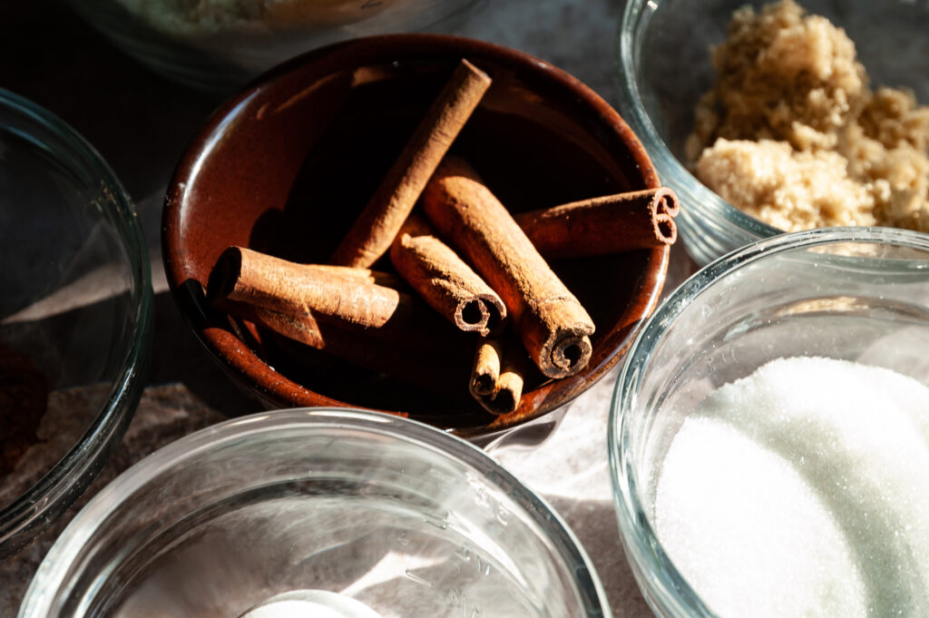 Ingredients for Cinnamon Roll Cookies