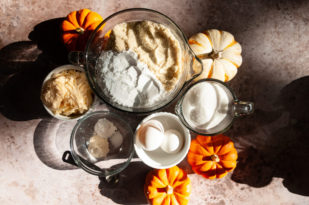 Ingredients for Slice and Bake Halloween Cookies