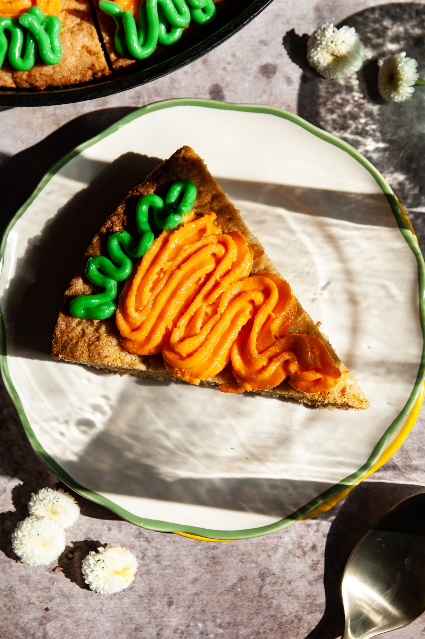 Carrot Cake Cookie Skillet